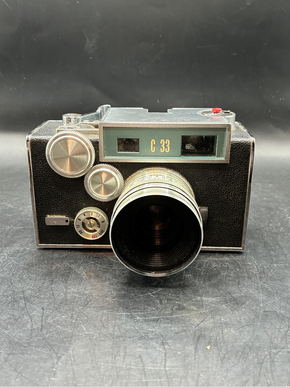 Argus C33 Vintage Rangefinder Camera with Leather Case